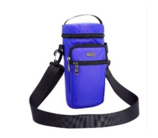 Tactical Molle Water Bottle Pouch (Color: Blue)