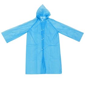 Reusable Rain Poncho for kids (Color: Blue)