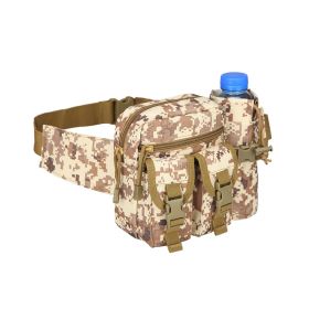 Tactical Waist Bag/ Water Bottle Holder (Color: Desert Digital)