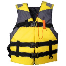 1pc Adult Portable Breathable Vest; (Color: Yellow)