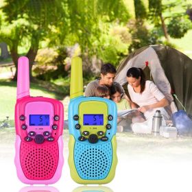 Walkie Talkies for Boys Girls; 3-12 yrs (Color: blue and pink)
