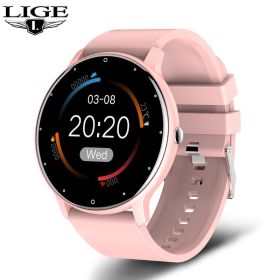 New, Full Smart Watch for Men (Color: Pink)