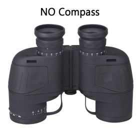 HD 10X50 High Power Binoculars with Compass (Color: NO Compass Black)