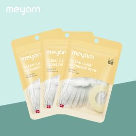 Mint Dental Floss Picks (Quantity: 3 packs, Flavor: original)