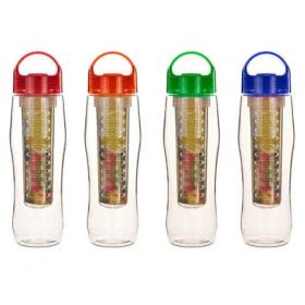 Fruit Infuser Water Bottle In 5 Colors (Color: Blue)