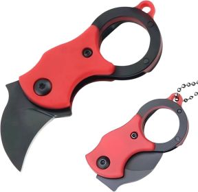 Mini Pocket Knife, Tactical Knife (Color: Red)