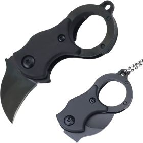 Mini Pocket Knife, Tactical Knife (Color: Black)