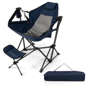 Hammock Camping Chair (Color: Navy)