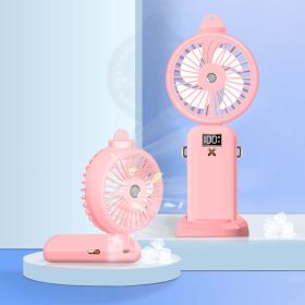Digital Personal Misting Fan (Color: Pink)