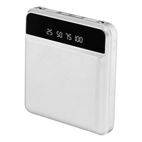 10000mAh Portable Power Bank (Color: White)