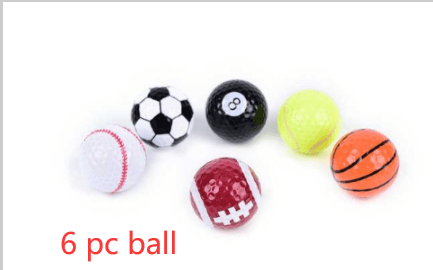 Golf Practice Training Equipment (Option: 6 pc ball)