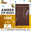 Amber Zip Bags for Packaging