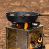Wood Burning Camp Stove Stainless Steel Folding Camp