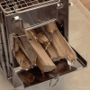 Wood Burning Camp Stove Stainless Steel Folding Camp