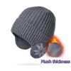 Unisex Knitted Beanie Hat Set