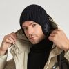 Unisex Knitted Beanie Hat Set