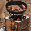 Wood Burning Camp Stove Stainless Steel Folding Camp