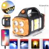 1pc Multifunctional Solar LED+COB Light
