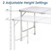 Adjustable Folding Table