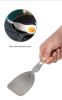 Outdoor folding frying spatula