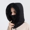 Winter Fleece Hood, Outdoor Riding 2 In 1 Neck Warmer & Hood, Cold-proof Ski Hood,